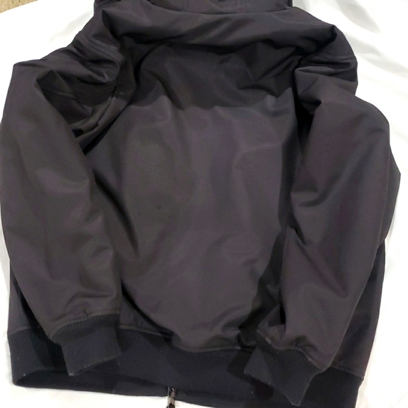 Nautica Men's Sherpa Lined Windbreaker Softshell Jacket with Hood LARGE - Picture 9 of 11